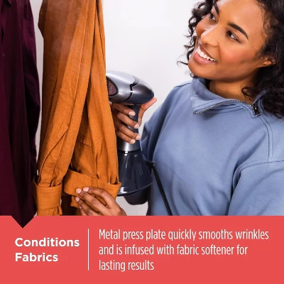 Black & Decker BLACK+DECKER Advanced Handheld Steamer HGS350, 45-Second Heat Up, 70% More Steam, Removes Wrinkles From Fabrics, Clothing And Upholstery 6 Black & Decker BLACK+DECKER Advanced Handheld Steamer HGS350, 45-Second Heat Up, 70% More Steam, Removes Wrinkles From Fabrics, Clothing And Upholstery - Image 6