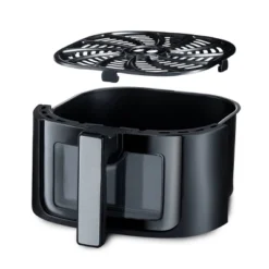 Gourmia 6-Qt Digital Window Air Fryer With 12 Presets & Guided Cooking Black: Stainless Steel, 1-Year Warranty -Baxton Studio Shop GUEST 0f5b8020 06eb 45c9 b62b 0cb87a175742