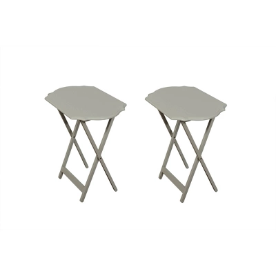 Set Of 2 Ledda Folding Snack Tray - Linon 6 Set Of 2 Ledda Folding Snack Tray - Linon - Image 6