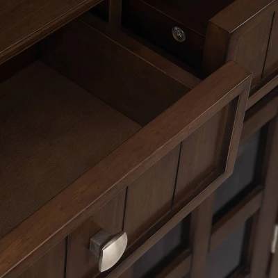 Normandy Solid Wood Entryway Storage Cabinet - Wyndenhall 2 Normandy Solid Wood Entryway Storage Cabinet - Wyndenhall - Image 2