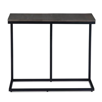 28" Hubbard Wide C Side Table Warm Gray - WyndenHall 8 28" Hubbard Wide C Side Table Warm Gray - WyndenHall - Image 8