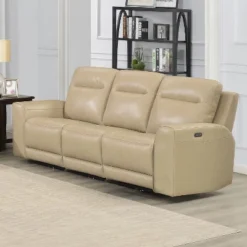 Doncella Power Recliner Sofa Sand - Steve Silver Co.