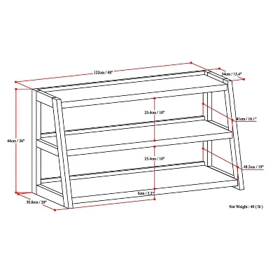 Hawkins Solid Wood TV Stand For TVs Up To 52" - WyndenHall 7 Hawkins Solid Wood TV Stand For TVs Up To 52" - WyndenHall - Image 7