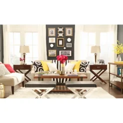 Borden Campaign Accent Table - Inspire Q -Baxton Studio Shop GUEST 11dd150f e758 4225 b08b f6687f7cb34e