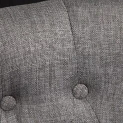 HOMCOM Upholstered Armless Fabric Loveseat With Button Tufted Design For Living Room With Wood Legs 8 HOMCOM Upholstered Armless Fabric Loveseat With Button Tufted Design For Living Room With Wood Legs -Baxton Studio Shop GUEST 11f89e99 835a 4776 beb9 a5d9214e47ce