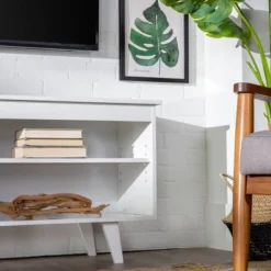 Modern Contemporary Simple Wood Storage Console TV Stand For TVs Up To 65" - Saracina Home 26 Modern Contemporary Simple Wood Storage Console TV Stand For TVs Up To 65" - Saracina Home -Baxton Studio Shop GUEST 121471b3 799a 4e6f b3b0 9c049d14972d