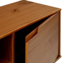 Solid Wood Mid-Century Modern TV Stand For TVs Up To 80" - Saracina Home -Baxton Studio Shop GUEST 1230d599 1ffc 49f5 88b2 9c14434896a7