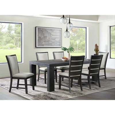 2pc Jasper Dining Slat Back Side Chair Set Black - Picket House Furnishings 4 2pc Jasper Dining Slat Back Side Chair Set Black - Picket House Furnishings - Image 4