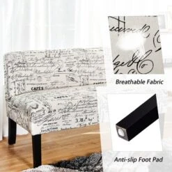 Costway Loveseat Sofa Fabric Settee Bench Bed Chair Wooden Leg Living Room -Baxton Studio Shop GUEST 12962cb3 31a5 4c26 9e10 ef72b01357f1