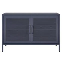 Channing 2 Door Storage Cabinet Mesh Metal Locker - Novogratz -Baxton Studio Shop GUEST 12e6e08a a22c 4f3e afb2 eb6decc3db6f