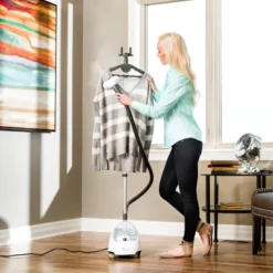 SteamFast 520 Canister Fabric Steamer: 1500W Garment & Clothes Steamer, Detachable 70oz Tank, 63 Min Steam Time -Baxton Studio Shop GUEST 1355be28 e115 4ab9 a40a 66b95587c15b