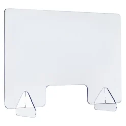 Costway 1/2PCS 24'' X 16'' Protective Plexiglass Sneeze Guard Acrylic Shield For Counter -Baxton Studio Shop GUEST 1363c438 2e42 43bb 901a 3d5c351c4ec3