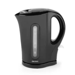 Aroma 1.7L Electric Kettle - Black: Dripless Spout, 1500W, Water Level Viewer -Baxton Studio Shop GUEST 136509d7 1720 4c12 a0bd e85bde050612