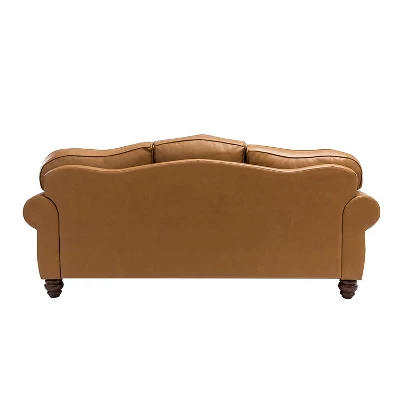 Gracia 81" Transitional Wide Sofa With Removable Cushions And Nailhead Trim For Living Room And Bedroom | ARTFUL LIVING DESIGN 3 Gracia 81" Transitional Wide Sofa With Removable Cushions And Nailhead Trim For Living Room And Bedroom | ARTFUL LIVING DESIGN - Image 3