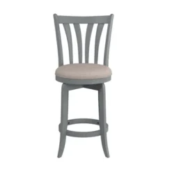 25.75" Savana Swivel Counter Height Barstool Blue (Wirebrush)/Cream - Hillsdale Furniture -Baxton Studio Shop GUEST 13975e09 7af4 4278 86ab d3833d24d444