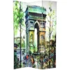 6' Tall Double Sided Paris Room Divider - Oriental Furniture