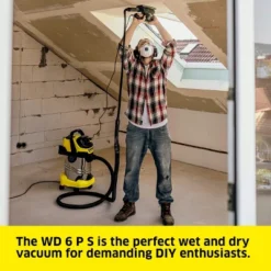 Karcher WD 6 P S Corded Wet/Dry Vacuum, Heavy Duty Canister Vac -Baxton Studio Shop GUEST 144a9acb 7d62 418c 9c09 66dea870f4d5