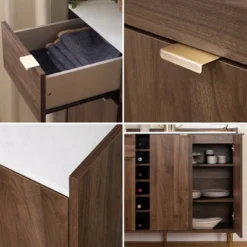 Hype 3-Door Buffet Server With Storage Walnut - South Shore 15 Hype 3-Door Buffet Server With Storage Walnut - South Shore -Baxton Studio Shop GUEST 14a0c32a b27e 4bf4 aaf8 d0b073ab7c4c