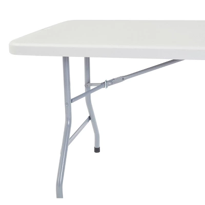 30"x96" Heavy Duty Folding Banquet Table Speckled Gray - Hampden Furnishings 3 30"x96" Heavy Duty Folding Banquet Table Speckled Gray - Hampden Furnishings - Image 3