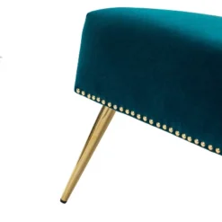 Cadmus 46" Modern Velvet Armless Loveseat With Channel-tufted Wingback For Living Room And Drawing Room| KARAT HOME 26 Cadmus 46" Modern Velvet Armless Loveseat With Channel-tufted Wingback For Living Room And Drawing Room| KARAT HOME -Baxton Studio Shop GUEST 1555949b 24d9 499d bf60 0d6df316e8e4