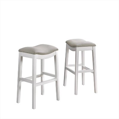 Set Of 2 Williston Bar Height Stools - Alaterre Furniture 10 Set Of 2 Williston Bar Height Stools - Alaterre Furniture - Image 10