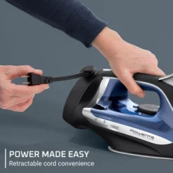 Rowenta Steam Iron Access Steam Vertical Steaming Blue/Black -Baxton Studio Shop GUEST 160542ae 2bc2 44ae b178 6123ec19775c