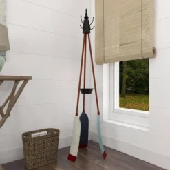 Metal Nautical Style Coat Rack Tripod Base - Olivia & May -Baxton Studio Shop GUEST 16264656 c9f3 463c af79 eb53de786ac7