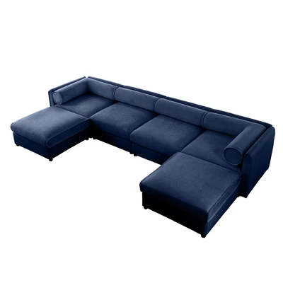Modular Sectional Sofa With Storage, Extra Large U Shaped Sectional Couch For Living Room, Convertible Modular Sofa Couch With Storage Ottoman 2 Modular Sectional Sofa With Storage, Extra Large U Shaped Sectional Couch For Living Room, Convertible Modular Sofa Couch With Storage Ottoman - Image 2