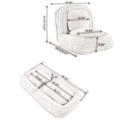 NicBex Folding Chair Bed Futon Sofa Bed With Adjustable Backrest Metal Frame Polyester Lazy Floor Sofa 11 NicBex Folding Chair Bed Futon Sofa Bed With Adjustable Backrest Metal Frame Polyester Lazy Floor Sofa -Baxton Studio Shop GUEST 1685776c 7592 44d3 806a 018e8496c9e6