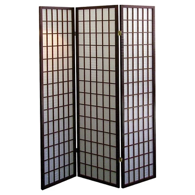 3 Panel Shoji Room Divider - Ore International 4 3 Panel Shoji Room Divider - Ore International - Image 4