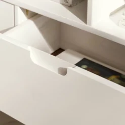 Cara Mid-Century Modern 3 Drawer Corner TV Stand For TVs Up To 58" - Saracina Home 29 Cara Mid-Century Modern 3 Drawer Corner TV Stand For TVs Up To 58" - Saracina Home -Baxton Studio Shop GUEST 16e201fb 9ccb 410b bf1e 5d35f27bed39