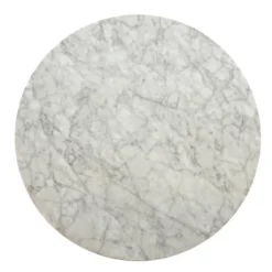 Kennegad Round Dining Table White - HOMES: Inside + Out -Baxton Studio Shop GUEST 17907e81 29c9 4ce7 aa8d 02992a67b239