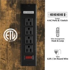 Yaheetech 55 Inch Industrial TV Stand 3-Layer TV Shelf -Baxton Studio Shop GUEST 179130fd b498 4a5c a1b9 33915c7a2597