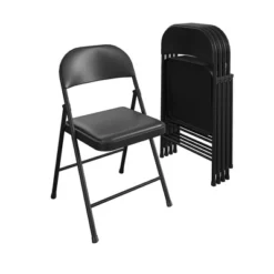 COSCO SmartFold® Vinyl Folding Chair -Baxton Studio Shop GUEST 17a62c1e 2bcb 4ffe a4a2 f54a71033ef3