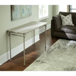 20" X 48" Vinyl Top Folding Table - Room & Joy