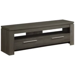 Elkton 2 Drawer TV Stand For TVs Up To 65" - Coaster -Baxton Studio Shop GUEST 184b0260 9cbd 4541 8a47 aecfeb28d3cd