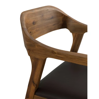 Rasmus Dining Armchair Chestnut - Boraam 5 Rasmus Dining Armchair Chestnut - Boraam - Image 5