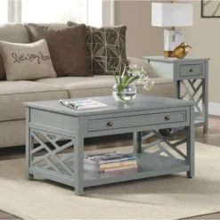 36" Middlebury Wood Coffee Table With Drawer - Alaterre Furniture -Baxton Studio Shop GUEST 1903794e a324 4181 840b f66edb3a5db7
