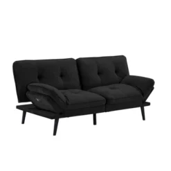 Finley Convertible Futon Sofa Bed Black - Serta 17 Finley Convertible Futon Sofa Bed Black - Serta -Baxton Studio Shop GUEST 195b3815 37e6 4706 9d30 83892f388a69