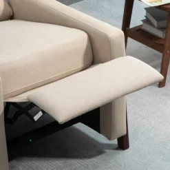 HOMCOM Manual Recliner Chair For Living Room Bedroom, Reclining Sofa Armchair With Footrest, Greige 9 HOMCOM Manual Recliner Chair For Living Room Bedroom, Reclining Sofa Armchair With Footrest, Greige -Baxton Studio Shop GUEST 1967160c a1ba 47bc 9959 71b0f7956ca3