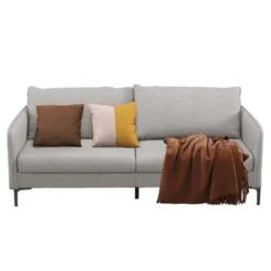 Costway Modern 76'' Loveseat Sofa Couch For Living Room Apartment Dorm With Metal Legs Gray 17 Costway Modern 76'' Loveseat Sofa Couch For Living Room Apartment Dorm With Metal Legs Gray -Baxton Studio Shop GUEST 1acf2fe2 eefa 49a4 a142 14c5b8b345be