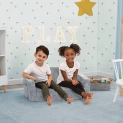 Serta Perfect Sleeper Extra Wide Comfy 2-in-1 Convertible Sofa To Lounger