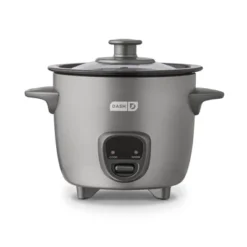Dash 2-Cup Electric Mini Rice Cooker - Graphite: Small Rice Maker, Automatic Keep Warm, Includes Recipes & Accessories -Baxton Studio Shop GUEST 1b801bd3 7409 49f5 9b53 a3eb166b5bd6