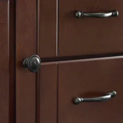 Eleanor Stainless Steel Top Kitchen Cart Mahogany/Stainless Steel - Crosley -Baxton Studio Shop GUEST 1bbecfb9 7e71 4c39 96db 16be80c8428d