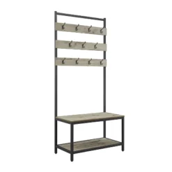 Hampton Hall Tree - Linon 16 Hampton Hall Tree - Linon -Baxton Studio Shop GUEST 1c384e04 467c 43d8 aaaa 1c19871e1df9