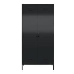 RealRooms Shadwick Tall 2 Door Closed Metal Storage Locker Cabinet -Baxton Studio Shop GUEST 1c38f5d1 d21c 453a 9c6b 122cc16af191