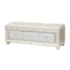 18" X 47" Glam Wood Bench - Olivia & May