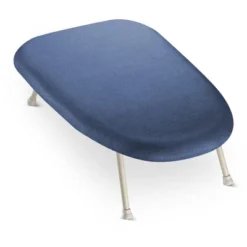 Bartnelli 24"x14" Tabletop Ironing Board, Cotton Cover, Foldable, Steel Legs, Blue -Baxton Studio Shop GUEST 1c7b54c7 4449 491a b27b 162643accdea