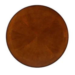 Carter Round Dining Table Metal/Cherry - Powell Company -Baxton Studio Shop GUEST 1c82a812 ce47 41f8 b767 dab5778ce92b 1