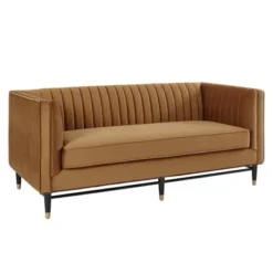 Devote Channel Tufted Performance Velvet Loveseat - Modway -Baxton Studio Shop GUEST 1c99de4e 07f9 4131 a60c 62aa4ff43e4b